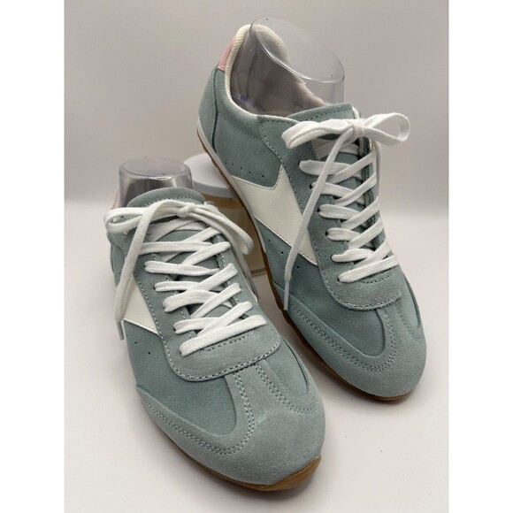 Mila Paoli Fashion Sneakers Women's Size 8 Blue Suede Made in Italy NEW - Picture 1 of 9